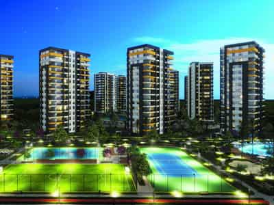 Residential complex with three swimming pools, spa and sports areas, Deşemealtı, Antalya, Turkey