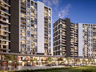 High quality complex with a swimming pool and a green area in a quiet and green neighborhood, Istanbul, Turkey