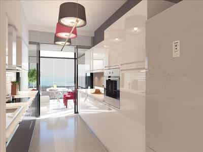 Nre residence with a large green area close to a metro station, Istanbul, Turkey