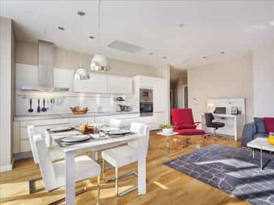 High-rise residence with swimming pools, a green area and a restaurant close to the city center, Istanbul, Turkey
