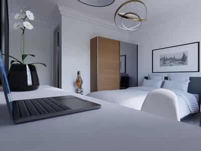 Villas with private pools and parking spaces, in the tranquil and picturesque town of Gulluk, Milas, Turkey