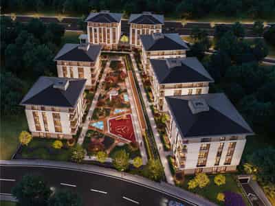 New residence with swimming pool in the center of Istanbul, Turkey
