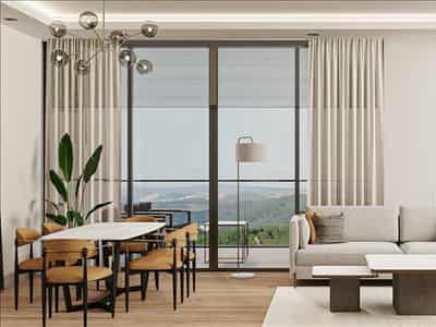 New residence with a swimming pool and green areas near the forest, Istanbul, Turkey