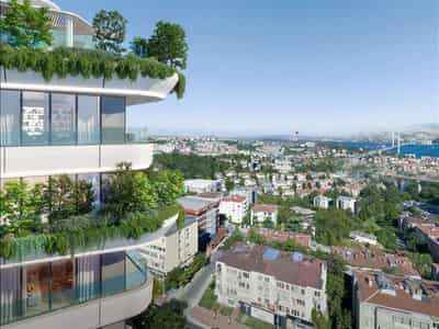 New comfortable residence with a swimming pool and a spa center in the center of Istanbul, Turkey