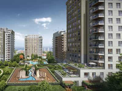 New residence with swimming pools, green areas and a spa center, Atakent, Istanbul, Turkey