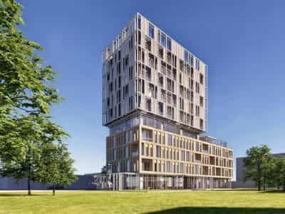 Furnished apartments and studios in a residential complex with work and lounge areas, Kığıthane, Istanbul, Turkey