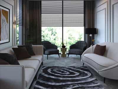 New residence with a swimming pool, a green area and lounge areas close to the airport and the coast, Istanbul, Turkey