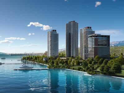 Premium apartments on the first line by the Aegean Sea, in a quiet area of Izmir city centre, Turkey