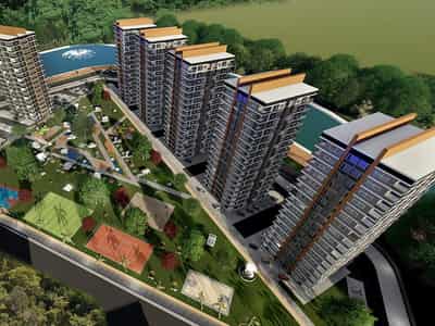 Ready-for-rent residential complex with sports grounds, Tarsus, Mersin, Turkey