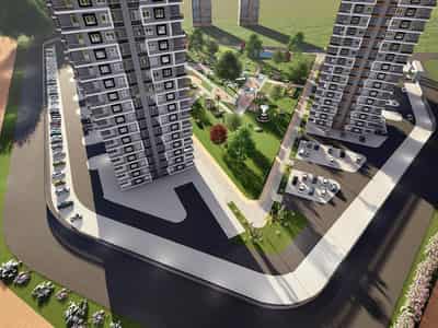 Ready-for-rent residential complex with sports grounds, Tarsus, Mersin, Turkey