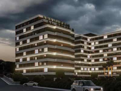 Residential complex with swimming pool and water park, 650 metres to the sea, Mersin, Turkey