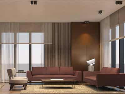 High-rise residence with swimming pools, a golf course and an aquapark, Istanbul, Turkey