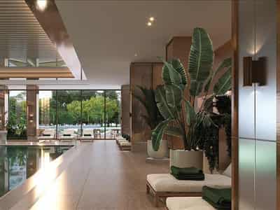 Prestigious residence with swimming pools, green areas and a golf course, Istanbul, Turkey