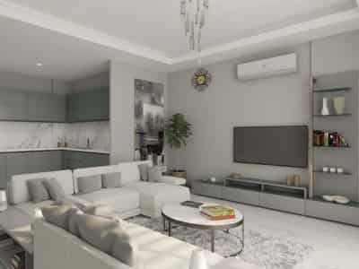 Complex of villas with a swimming pool in the center of Bodrum, Turkey