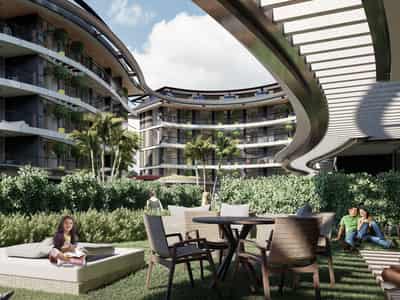 Residential complex with large spa centre, 350 meters to the sea, Oba, Alanya, Turkey