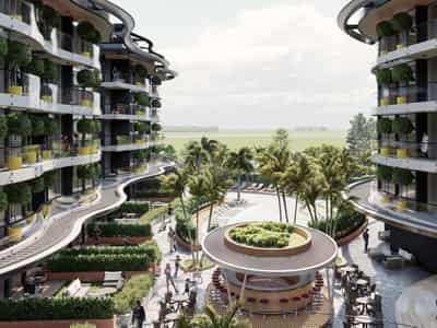 Residential complex with large spa centre, 350 meters to the sea, Oba, Alanya, Turkey
