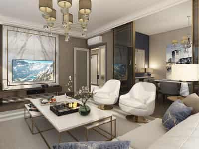 New residence with a swimming pool and greena reas near metro stations and highways, Istanbul, Turkey
