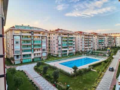 Residence with swimming pools close to a beach and marina, Istanbul, Turkey