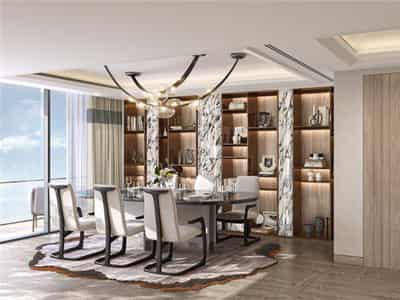 New high-rise residence with a swimming pool, fitness centers and restaurants, Sariyer, Istanbul, Turkey