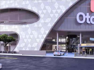 Complex with a commercial center close to the airport and the center of Aksu, Turkey