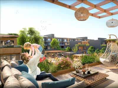 New residence with gardens and a swimming pool close to the center of Düzce, Turkey