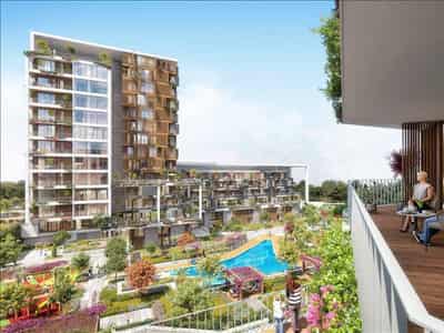 Residence with swimming pools and a sports club near the metro station, Istanbul, Turkey