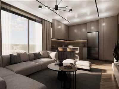 New residence with a swimming pool and a meeting room close to a metro station, Istanbul, Turkey