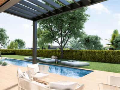 Complex of villas with swimming pools, lounge areas and around-the-clock security, Istanbul, Turkey