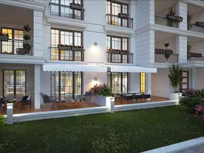 Residential complex with a swimming pool and around-the-clock security close to the beach, Istanbul, Turkey