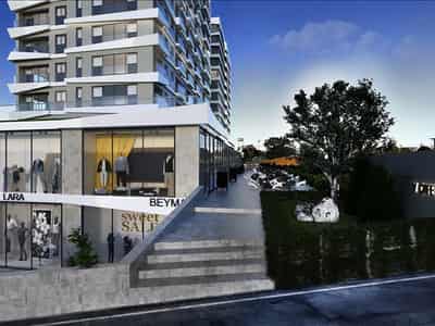 Residential complex with a swimming pool, meeting rooms and a spa area near a metro station, Istanbul, Turkey