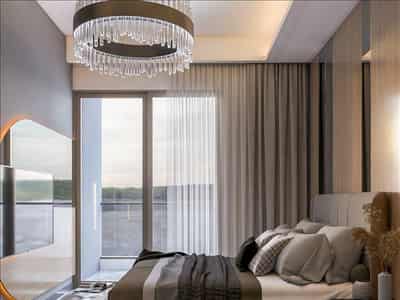 New residence with a swimming pool at 800 meters from the beach, Mersin, Turkey