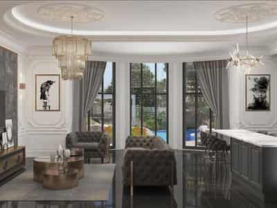 Unique complex of villas with swimming pools and around-the-clock security 1 minute away from the beach, Istanbul, Turkey