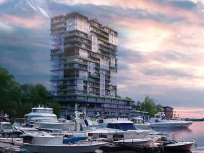 New beachfront residence with a yacht marina, green areas and a fitness center, Istanbul, Turkey