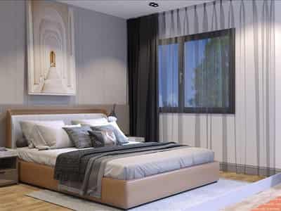 New residential complex with a swimming pool and gardens close to a metro station, Istanbul, Turkey