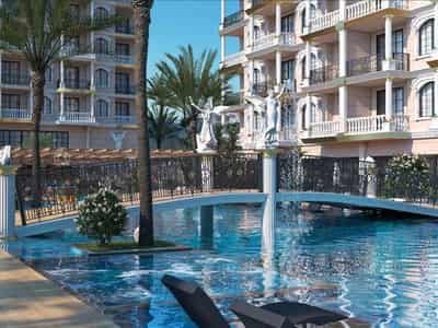 New residence with swimming pools, a spa center and a mini golf course, Alanya, Turkey