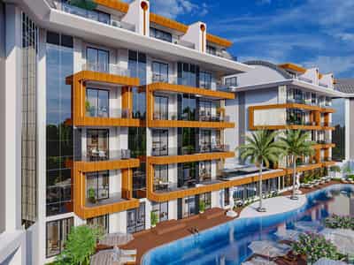 New residence with swimming pools and spa centers, Oba, Alanya, Turkey