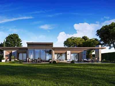 Complex of villas with swimming pools and sports grounds, Istanbul, Turkey