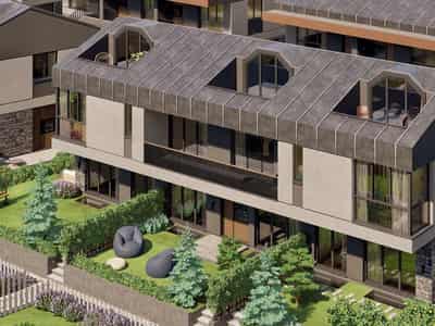 Residential complex with a garden, a lounge area and a kids' playground, Sile, Turkey