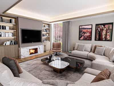 New gated complex of luxury villas in Cekmekoy, Istanbul, Türkiye