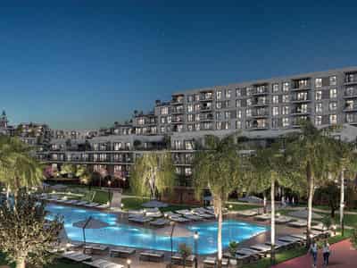 New residence with a swimming pool, a water park and green areas, Altintas, Turkey