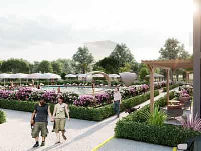 Modern residential complex with swimming pool, garden, parking and sauna in the center of Mersin, Türkiye