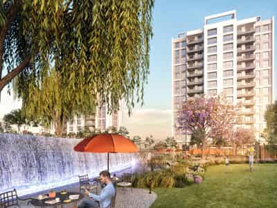 Residential complex with a swimming pool and a lounge area close to the center of Ankara, Turkey
