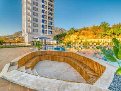Modern apartments in a complex with swimming pools, spa, and gym, Mahmutlar, Alanya, Türkiye