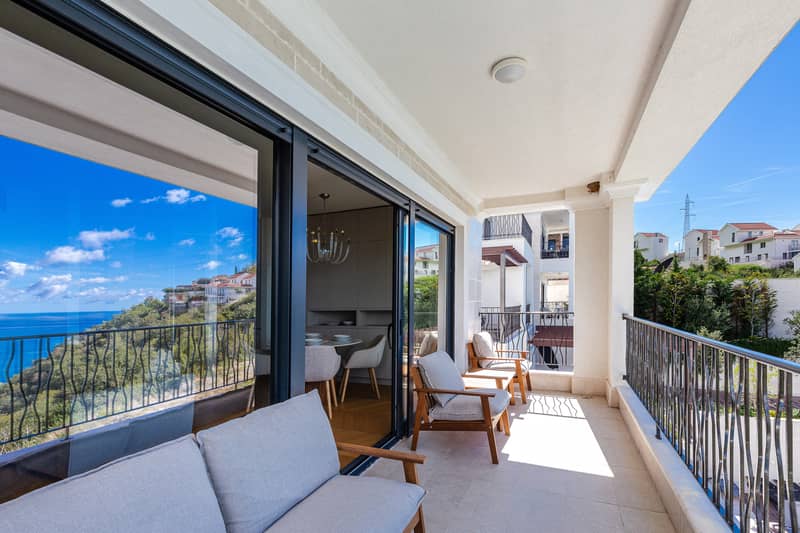 2-Bedroom Apartment with Panoramic View of Sveti Stefan — photo 6