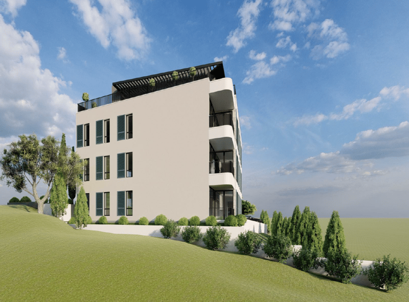 Apartments in a new modern building in Baošići 50 m from the sea — photo 3