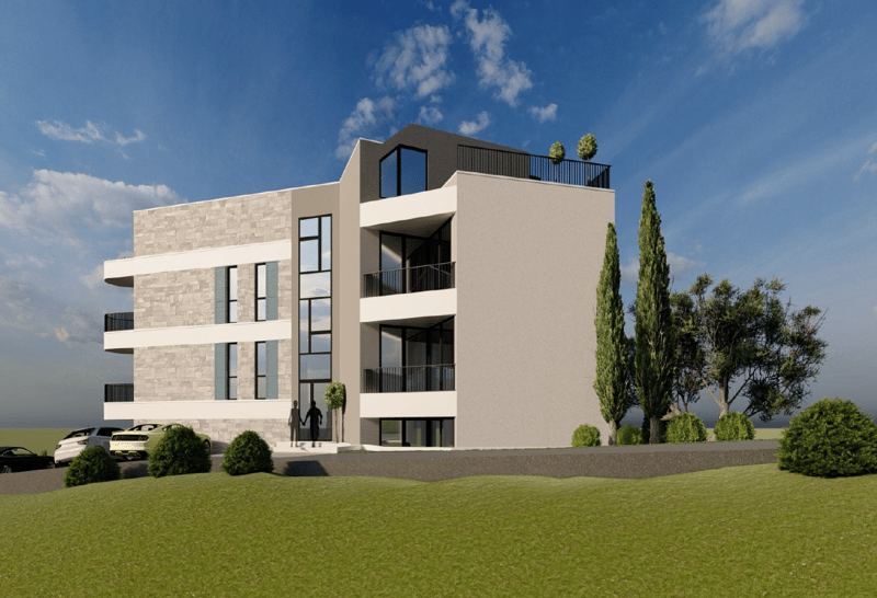 Apartments in a new modern building in Baošići 50 m from the sea — photo 2