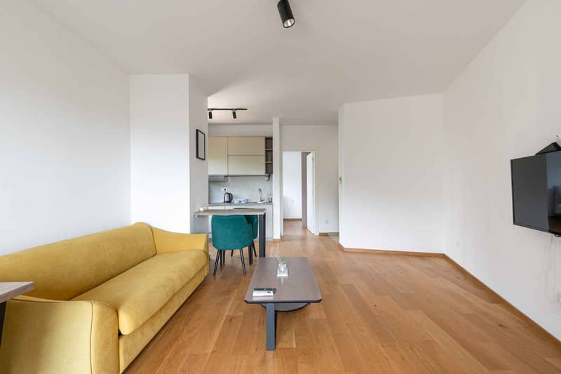 Furnished One-Bedroom Apartment with Sea View and Garage Space in New Construction — photo 8
