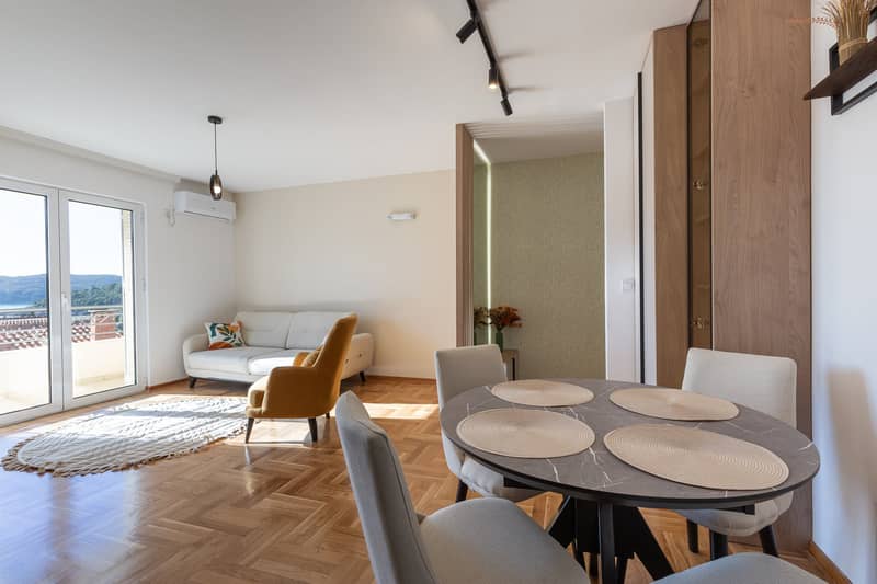 Просторная квартира 64 м² с видом на море в Бечичи — фото 12