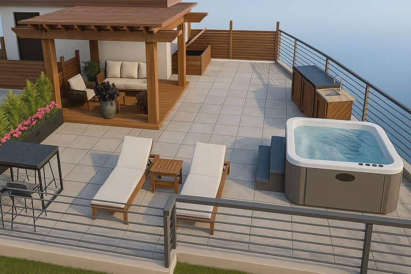 Luxury penthouse in 5★ complex with rooftop hot tub and sunrise view — photo 4