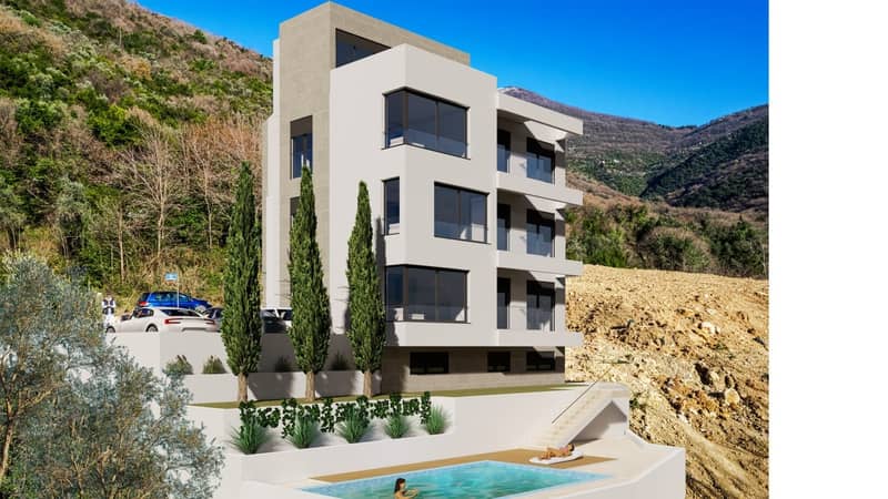Land plot with residence for 8 apartments and pool in Donje Lastva — photo 12